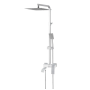 Душова колона зі змішувачем KOER KB-56007-04, 3 функції (Колір хром+білий)
