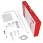 Душова колона зі змішувачем KOER KB-56007-04, 3 функції (Колір хром+білий)