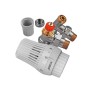 Комплект для підключення радіатора KOER SET-23 - 1/2'' кутовий з термоголовкою, клікове кріплення