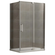 Душова кабіна без піддону KOER SR SC02-120x90x200-TR-01 прозоре скло Easy Clean 8мм, хром