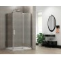 Душова кабіна без піддону KOER SR SC02-120x90x200-TR-01 прозоре скло Easy Clean 8мм, хром