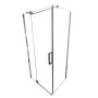 Душова кабіна без піддону KOER SR SC02-100x80x200-TR-01 прозоре скло Easy Clean 8мм, хром