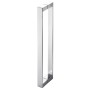 Душова кабіна без піддону KOER SR SC02-100x80x200-TR-01 прозоре скло Easy Clean 8мм, хром