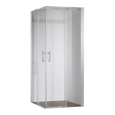 Душова кабіна без піддону KOER SR SC03-100x100x200-TR-01 прозоре скло Easy Clean 6мм, хром