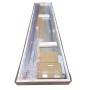 Душова кабіна без піддону KOER SR SC03-90x90x200-TR-07 прозоре скло Easy Clean 6мм, графіт