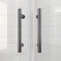 Душова кабіна без піддону KOER SR SC04-90x90x195-TR-07 прозоре скло Easy Clean 5мм, графіт