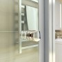 Душова кабіна без піддону KOER SR SC05-90x90x195-TR-01 прозоре скло Easy Clean 6мм, хром