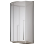 Душова кабіна без піддону KOER SR SC06-90x90x200-TR-01 прозоре скло Easy Clean 8мм, хром
