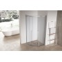 Душова кабіна без піддону KOER SR SC06-90x90x200-TR-01 прозоре скло Easy Clean 8мм, хром