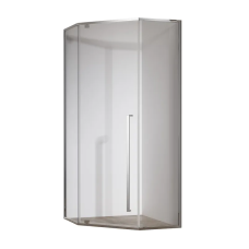 Душова кабіна без піддону KOER SR SC06-100x100x200-TR-01 прозоре скло Easy Clean 8мм, хром