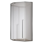 Душова кабіна без піддону KOER SR SC06-90x90x200-TR-07 прозоре скло Easy Clean 8мм, графіт