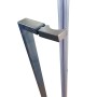 Душова кабіна без піддону KOER SR SC06-90x90x200-TR-07 прозоре скло Easy Clean 8мм, графіт