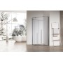 Душова кабіна без піддону KOER SR SC06-90x90x200-TR-07 прозоре скло Easy Clean 8мм, графіт