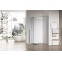 Душова кабіна без піддону KOER SR SC06-90x90x200-TR-07 прозоре скло Easy Clean 8мм, графіт