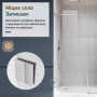 Душова кабіна без піддону KOER SR SC07-120x90x200-TR-01 прозоре скло Easy Clean 8мм, хром