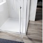 Душова кабіна без піддону KOER SR SC08-90x90x200-TR-01 прозоре скло Easy Clean 6мм, хром