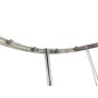 Душова кабіна без піддону KOER SR SC04-90x90x195-TR-02 прозоре скло Easy Clean 5мм SS Color