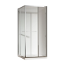 Душова кабіна без піддону KOER SR SC09-90x90x200-L-TR-01 прозоре скло Easy Clean 6мм Хром