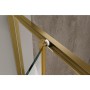 Душова кабіна без піддону KOER SR SC09-90x90x200-L-TR-12 прозоре скло Easy Clean 6мм Матове золото