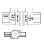 Кран з американкою KOER Extreme KE.227-15 - 1/2