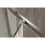 Душова кабіна без піддону KOER SR SC09-90x90x200-R-TR-01 прозоре скло Easy Clean 6мм Хром
