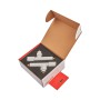 Комплект кранів для рушникосушки кутовий KOER KR.SET.534 WHITE - M1/2''xM1/2'' подовжений