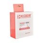 Комплект кранів для рушникосушки кутовий KOER KR.SET.534 WHITE - M1/2''xM1/2'' подовжений