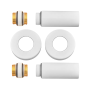 Комплект подовжувачів KOER KF.SET.06MF WHITE 1/2Fx1/2M білий
