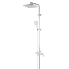 Душова колона зі змішувачем KOER KB-56009-04, 3 функціі (Колір хром+білий)
