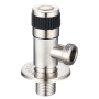 Кран для підключення сантехприладів MIXXUS VAL-04-1/2x1/2 з нерж. сталі SUS304