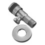 Кран для підключення сантехприладів MIXXUS VAL-04-1/2x1/2 з нерж. сталі SUS304