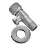 Кран для підключення сантехприладів Mixxus VAL-06-1/2x1/2 з нерж.ст.SUS304
