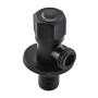 Кран для підключення сантехприладів Mixxus VAL-06-1/2x1/2 Black з нерж.ст.SUS304