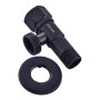 Кран для підключення сантехприладів Mixxus VAL-07-1/2x3/4 Black