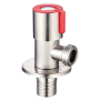 Кран для підключення сантехприладів Mixxus VAL-02-1/2x1/2 з нерж.ст. SUS304