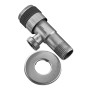 Кран для підключення сантехприладів Mixxus VAL-04-1/2x1/2 з нерж. сталі