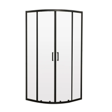 Душова кабіна без піддону Mixxus Premium DIVERSE SC01-90x90x195-TR Black прозоре скло 5мм
