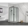 Душова кабіна без піддону Mixxus Premium DIVERSE SC01-90x90x195-TR Black прозоре скло 5мм