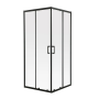 Душова кабіна без піддону Mixxus Premium DIVERSE SC02-90x90x195-TR Black прозоре скло 5мм
