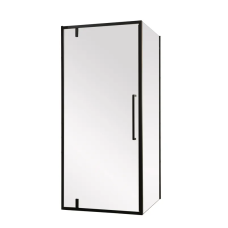 Душова кабіна без піддону Mixxus Premium BEVEL SC01-90x90x195-TR Black прозоре скло 6мм