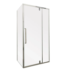 Душова кабіна без піддону Mixxus Premium BEVEL SC01-100x80x195-TR Chrome прозоре скло 6мм