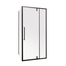 Душова кабіна без піддону Mixxus Premium BEVEL SC01-120x80x195-TR Black прозоре скло 6мм