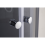 Душова кабіна з низьким піддоном Mixxus PLAIN SCT02-90x90x195-GR SATIN сіре тоноване скло 4мм