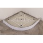 Душова кабіна з низьким піддоном Mixxus PLAIN SCT02-90x90x195-GR SATIN сіре тоноване скло 4мм
