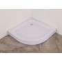 Душова кабіна з низьким піддоном Mixxus PLAIN SCT02-90x90x195-GR SATIN сіре тоноване скло 4мм