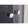Душова кабіна з низьким піддоном Mixxus PLAIN SCT02-90x90x195-TR GRAPHITE прозоре скло 4мм