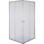 Душова кабіна з низьким піддоном Mixxus CUBIC SCT01-90x90x195-FB CHROME матове скло 4мм