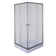 Душова кабіна з низьким піддоном Mixxus CUBIC SCT01-90x90x195-TR GRAPHITE прозоре скло 4мм