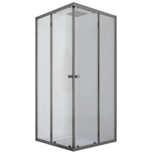 Душова кабіна без піддону Mixxus CUBIC SC01-90x90x185-TR GRAPHITE прозоре скло 4мм