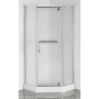 Душова кабіна з низьким піддоном Mixxus LINES SCT01-90x90x198-TR CHROME прозоре скло 6мм